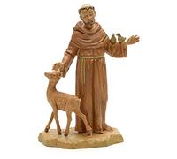 Holyart San Francesco con Animali cm 18 Fontanini