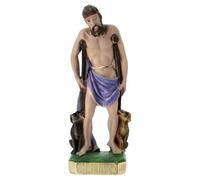 Holyart San Lazzaro 20 cm gesso dipinto
