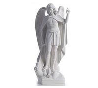 Holyart San Michele arcangelo 60 cm Marmo Bianco