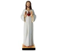 Holyart Statua Gesù Maestro con Cuore votivo Resina 60 cm