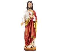 Holyart Statua Sacro Cuore Gesù Resina 30 cm