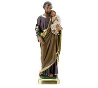 Holyart Statue in gesso: San Giuseppe 40 cm statua gesso dipinta a mano Arte Barsanti
