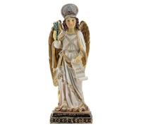 Holyart Statue in resina e PVC: Arcangelo Gabriele pergamena Ave Maria statua resina 15 cm