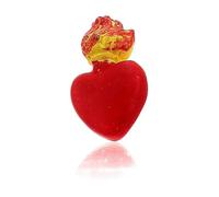 Holyart Statue in resina e PVC: Cuore di Fuoco Sant'Agostino in resina 2 cm