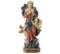 Holyart Statue in resina e PVC: Madonna che scioglie i nodi 15 cm