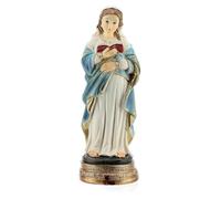Holyart Statue in resina e PVC: Maria incinta libro statua resina 12 cm