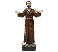 Holyart Statue in resina e PVC: San Francesco h 30 cm statua in resina