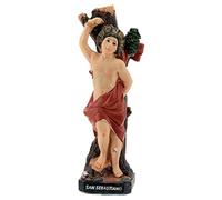 Holyart Statue in resina e PVC: San Sebastiano albero statua resina 12 cm