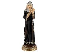 Holyart Statue in resina e PVC: Santa Rita croce legno statua resina 10 cm