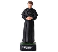 Holyart Statue in resina e PVC: Statua Don Bosco 14 cm pvc colorata