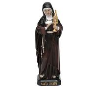 Holyart Statue in resina e PVC: Statua in resina Santa Chiara 20 cm