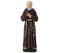 Holyart Statue in resina e PVC: Statua Padre Pio da Pietrelcina resina 20 cm