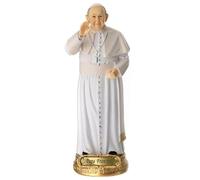 Holyart Statue in resina e PVC: Statua Papa Francesco in resina 14 cm