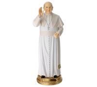 Holyart Statue in resina e PVC: Statua Papa Francesco resina colorata 30 cm