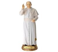 Holyart Statue in resina e PVC: Statua Papa Francesco resina dipinta 20 cm
