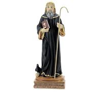 Holyart Statue in resina e PVC: Statua San Benedetto corvo resina 21 cm