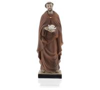 Holyart Statue in resina e PVC: Statua San Francesco con colomba resina 5x20x5 cm