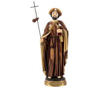 Holyart Statue in resina e PVC: Statua San Giacomo Maggiore 40 cm resina dipinta