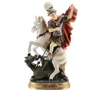 Holyart Statue in resina e PVC: Statua San Giorgio uccide il drago resina 30 cm