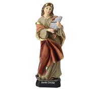 Holyart Statue in resina e PVC: Statua Santa Cecilia in resina 20 cm