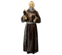 Holyart Statue in resina e PVC: Statuina Padre Pio resina 20 cm