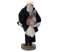 Holyart Statue per presepi: Pastore con prosciutto terracotta e plastica presepe 12 cm