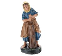 Holyart Statuina pastorella Gesso Dipinto a Mano 10 cm Arte Barsanti