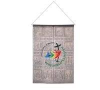 Holyart Stendardo Logo Ufficiale Giubileo Roma 2025 100x70 cm Porta Santa