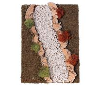 Holyart Strada ciottoli componibile diagonale sinistra presepe 10-12 cm