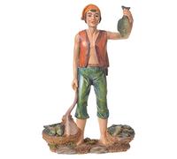 Holyart Venditore di Pesce presepe 30 cm Resina