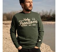 HolyFreedom Bottle Felpa, Verde scuro, Taglia M