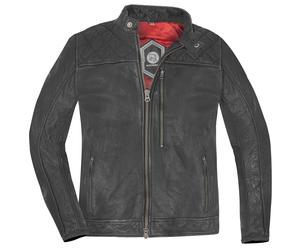 HolyFreedom Burn Out Black Giacca in pelle da moto, nero, taglia 3XL per maschi
