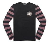 HolyFreedom Full Throttle Camicia Longsleeve, nero-rosso, taglia 2XL per maschi