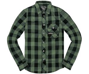 HolyFreedom Jessie James Flannel Camicia, Verde, Taglia XXL