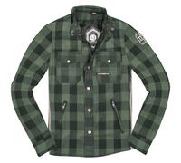 HolyFreedom Lumberjack Giacca tessile da moto, Verde, Taglia M