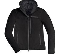 HolyFreedom Nero Felpa con cappuccio e zip da moto, nero, Taglia M