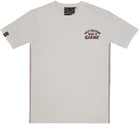 HolyFreedom Pocket Bianca Maglietta, bianco/rosso, Taglia L