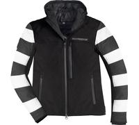 HolyFreedom Prison Softshell Giacca tessile da moto, nero-bianco, taglia M per maschi