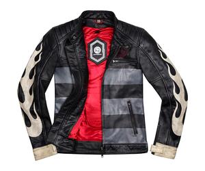 HolyFreedom Zero Inferno Special Edition Giacca in pelle da moto, taglia XL per maschi