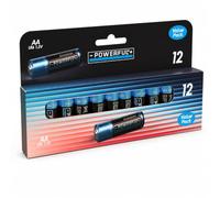 Holyhome - Batterie AA LR6/R6 1.5V Pile Stilo | 12 Pezzi Value Pack | Cloruro di Zinco | Pile AA, Batterie Stilo, Pile LR6/R6