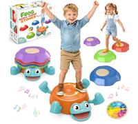 Holyton Pietre da Equilibrio per Bambini, Gioco Tartaruga con Luci e Suoni