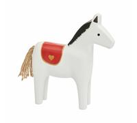 Holz-Pferd, Weiß, FSC 100%