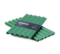 HOLZBRINK Clip per striscia frangivista per recinzione giardino, balcone | 20 pezzi di clip per telo ombreggiante, schermo di privacy | verde (RAL 6005)