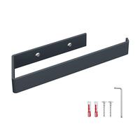 HOLZBRINK Portarotoli da cucina da parete antracite opaco 244x72 mm | Porta asciugamani da muro per bagno, cucina, toilette | Porta scottex, salviette bagno