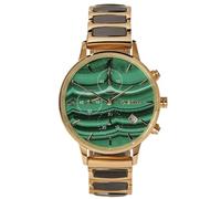 HOLZKERN Orologio cronografo da donna Jolly in malachite/ceramica