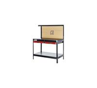 BANCO DA LAVORO TAVOLO OFFICINA CASSETTI PARETE PORTA UTENSILI HOLZMANN WT06