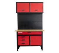 Holzmann WHL1200 - Banco da lavoro con pensile e parete forata