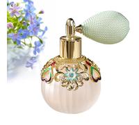 Holzsammlung 50ml Spray Atomizzatore per Profumo Ricaricabile, Bottiglia di Profumo Vuota Stile Vintage, Bottiglie di Profumo di Vetro Decorative, Fiale Profumo Organizer per Donne, Casa