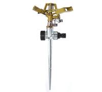 Holzsammlung Irrigatore a pulsazione, irrigatore per prato, per irrigazione fino a 530 m², irrigatore circolare a 360°, per innaffiare piante fiori vegetali(B)