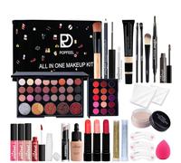 Holzsammlung Set Trucchi Donna, Tutto in uno Set di Trucco, Include Portatile Travel Make Up Palette Ombretto Rossetti Correttore Eyeliner Mascara #B
